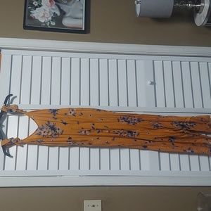 Jessica Simpson gold jumpsuit